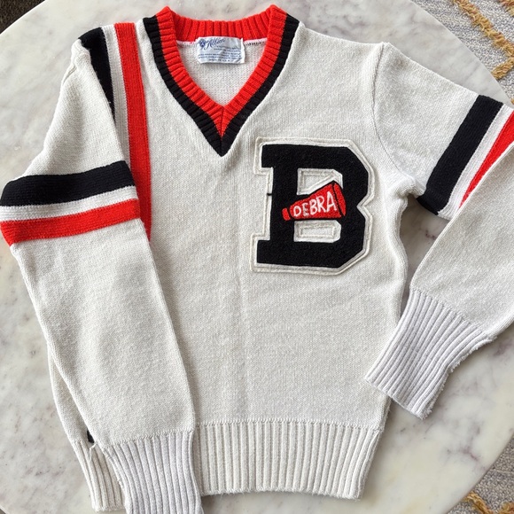 Vintage Varsity Cheer Sweater